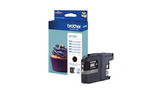 Brother LC-123BK ink cartridge 1 pc(s) Original Black