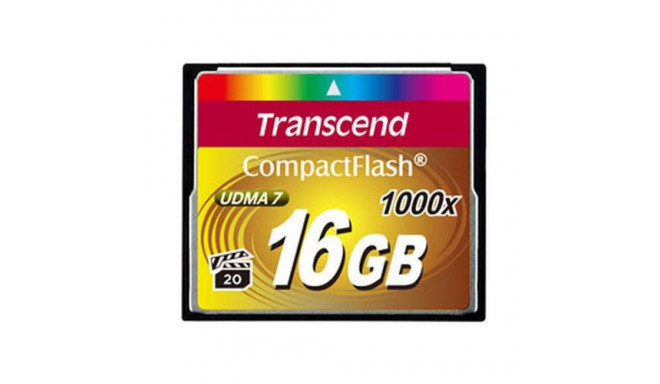 Transcend CompactFlash 1000x 16GB