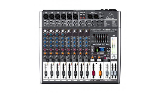 Behringer X1222USB audio mixer 4 channels