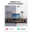 Ugreen 90613 mobile device charger Universal Black AC Indoor
