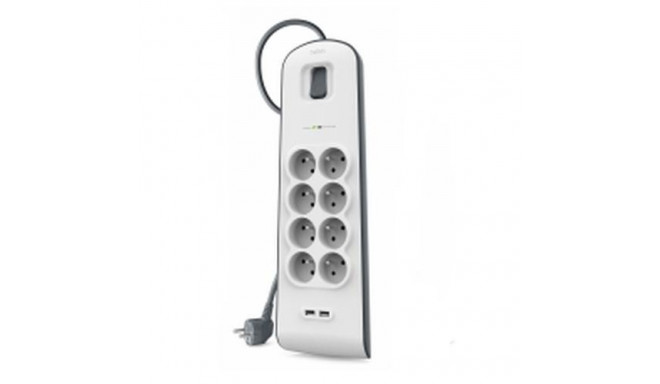 Belkin BSV804ca2M White 8 AC outlet(s) 2 m