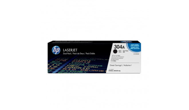 HP 304A 2-pack Black Original LaserJet Toner Cartridges