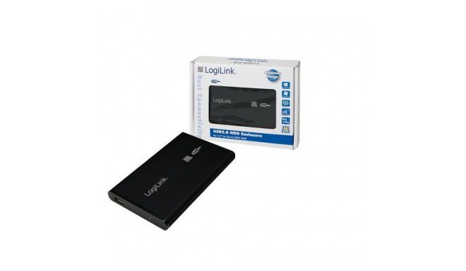 LogiLink UA0041B storage drive enclosure Black 2.5&quot; USB powered