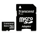 Transcend microSDXC/SDHC Class 10 8GB with Adapter