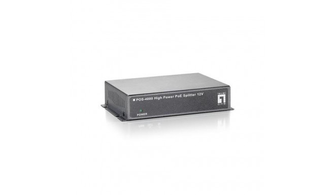 LevelOne Fast Ethernet High Power PoE Splitter, 12V DC Output