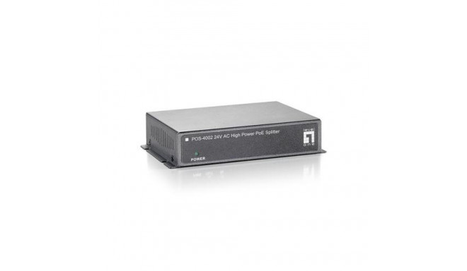 LevelOne Fast Ethernet High Power PoE Splitter, 24V AC Output