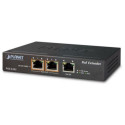 PLANET POE-E202 network extender Network transmitter &amp; receiver Black 10, 100, 1000 Mbit/s