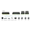 LevelOne 4-Port USB VGA KVM Switch, audio support