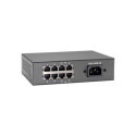 LevelOne 8-Port Fast Ethernet PoE Switch, 802.3at/af PoE, 4 PoE Outputs, 65W