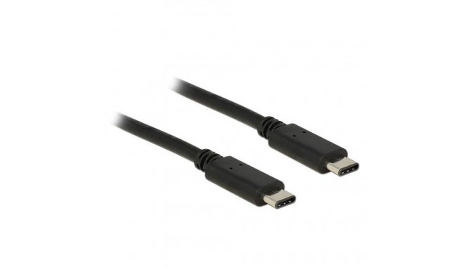 DeLOCK Type-C 2.0 - USB Type-C 2.0, 1 m USB cable USB 2.0 USB C Black