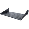 Intellinet 19" Cantilever Shelf, 2U, 2-Point Front Mount, 250mm Depth, Max 25kg, Black, Thr