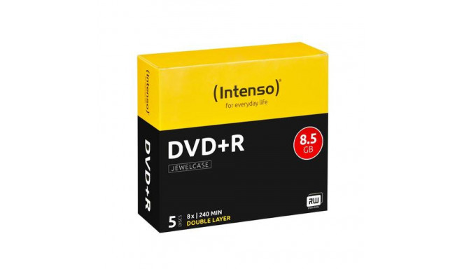 Intenso DVD+R 8.5GB, DL, 8x DVD+R DL 5 pc(s)