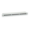 Equip 24-Port Cat.6 Shielded Patch Panel, Light Grey