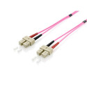 Equip SC/SC Fiber Optic Patch Cable, OM4, 10m