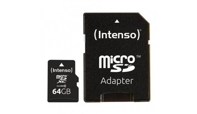 Intenso 64GB MicroSDHC MicroSDXC Class 10