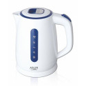 Adler AD 1234 electric kettle 1.7 L 2200 W Blue, White