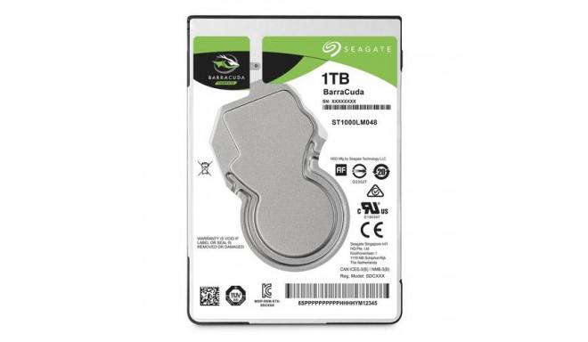 Seagate Barracuda 2.5&quot; internal hard drive 1 TB 5400 RPM 128 MB 2.5&quot; Serial ATA II