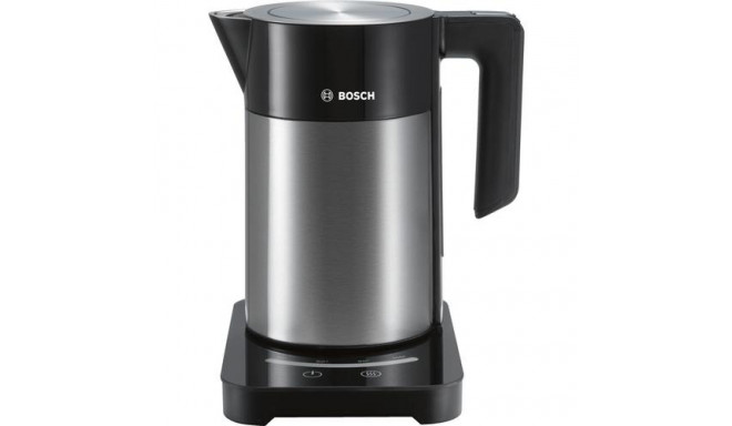 Bosch TWK7203 electric kettle 1.7 L 1850 W Black, Stainless steel