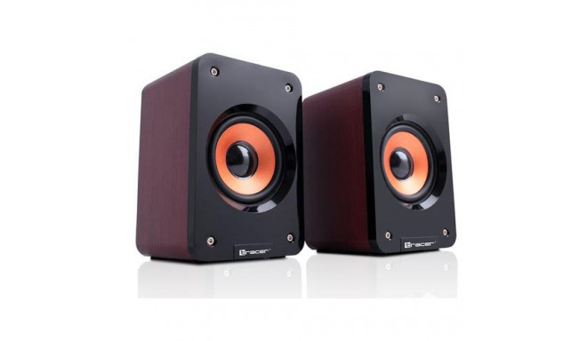 Tracer Orlando loudspeaker Black, Orange, Wood Wired 5 W