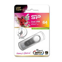 Silicon Power Mobile C80 USB flash drive 64 GB USB Type-A / USB Type-C 3.2 Gen 1 (3.1 Gen 1) Titaniu