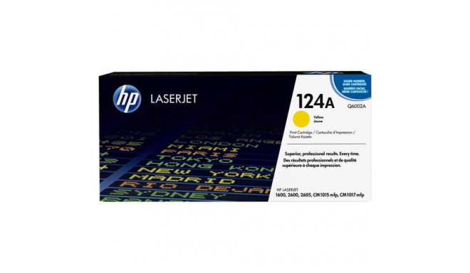 HP 124A Yellow Original LaserJet Toner Cartridge