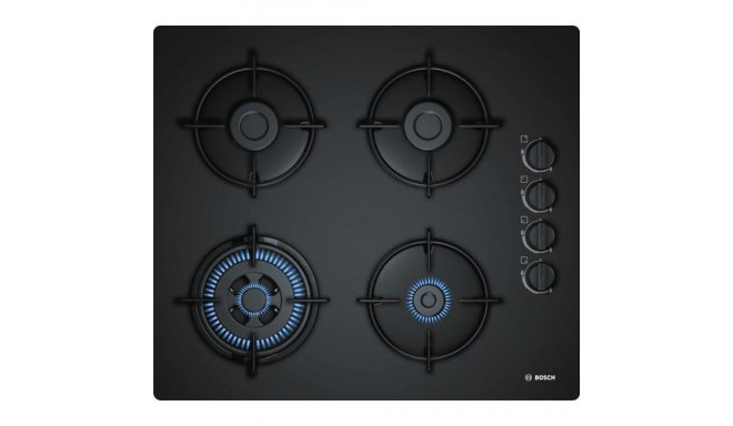 Bosch POH6B6B10 hob Black Built-in Gas 4 zone(s)