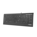 NATEC BARRACUDA keyboard Universal USB QWERTY Black