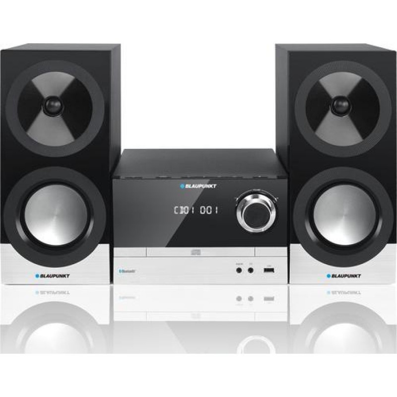 Blaupunkt MS40BT home audio system 100 W Black, Silver Radio-CD