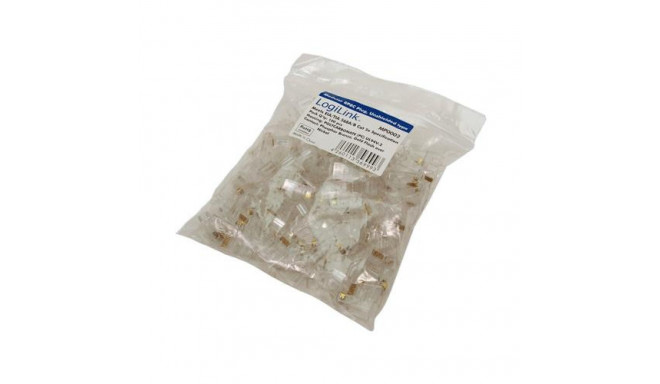 LogiLink MP0002 wire connector RJ-45 Transparent