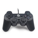 Gembird JPD-UDV-01 Gaming Controller Black USB 2.0 Gamepad Analogue / Digital PC