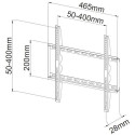 Techly Fixed Slim Wall Mount LED TV LCD 23-55 Black&quot; ICA-PLB 162M