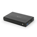 Gembird EE3-U3S-3 storage drive enclosure HDD enclosure Black 3.5&quot;