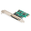 Digitus PCI Express Parallel Card, 2/1-port