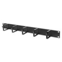 Digitus Cable routing panel with cable routing brackets for 483 mm (19&quot;) cabinets, 1U