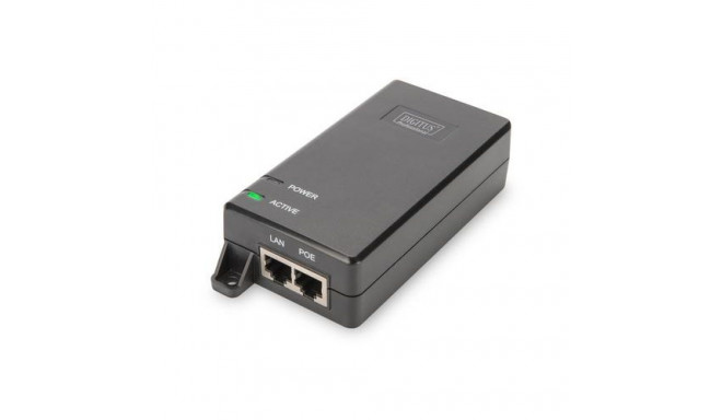 Digitus Gigabit Ethernet PoE+ injector, 802.3at, 30 W