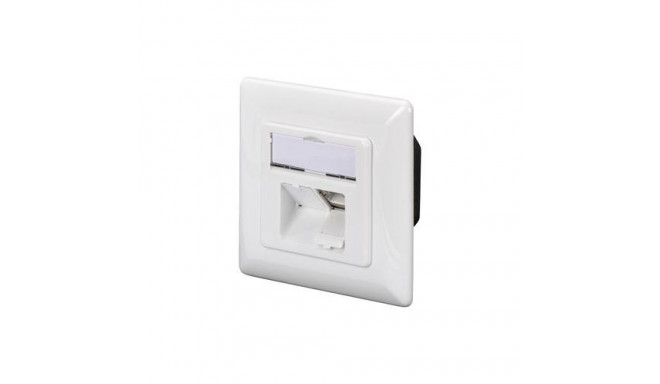 Digitus CAT 6A Class EA network outlet, design compatible, shielded, surface mount