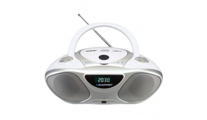 Blaupunkt BB14WH CD player CD recorder Silver, White