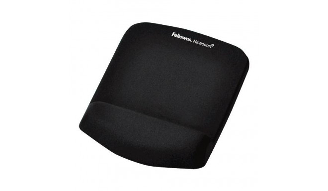 Fellowes Mouse Mat Wrist Support - PlushTouch Mouse Pad with Non Slip Rubber Base &amp; Antibact