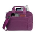 Rivacase Central notebook case 25.6 cm (10.1&quot;) Briefcase Purple