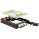 DeLOCK 47224 storage drive enclosure Black 2.5&quot;