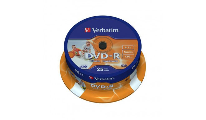 Verbatim 43538 blank DVD 4.7 GB DVD-R 25 pc(s)