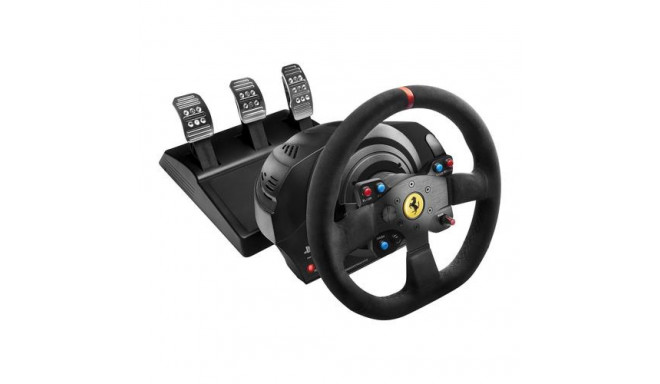 Thrustmaster T300 Ferrari Integral Racing Wheel Alcantara Edition Black Steering wheel + Pedals Anal