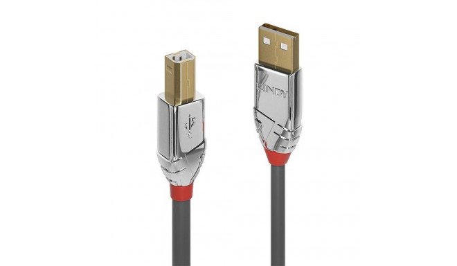 Lindy 3m USB 2.0 Type A to B Cable, Cromo Line