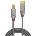 Lindy 3m USB 2.0 Type A to B Cable, Cromo Line
