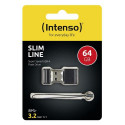 Intenso Slim Line USB flash drive 64 GB USB Type-A 3.2 Gen 1 (3.1 Gen 1) Black