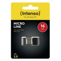 Intenso Micro Line USB flash drive 16 GB USB Type-A 2.0 Black