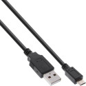 InLine Micro USB 2.0 Fast-charge Cable USB Type A male / Micro-B male, 2m