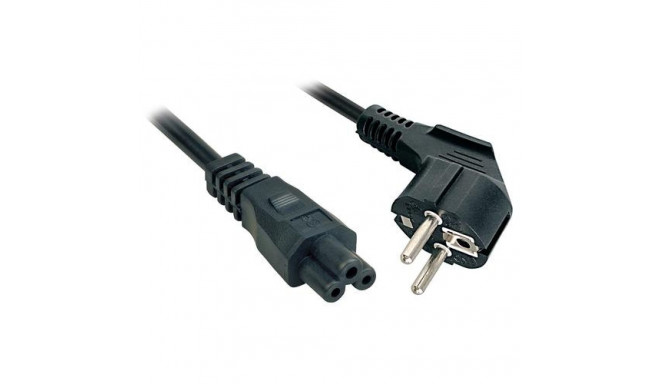 Lindy 2m, CEE 7/7 - IEC 320 C5 Black CEE7/7 C5 coupler