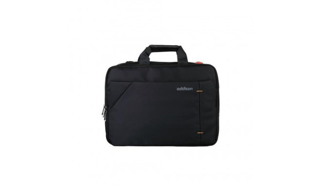 Addison 305014 notebook case 35.8 cm (14.1&quot;) Toploader bag Black