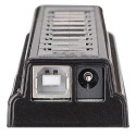 Manhattan USB-A 10-Port Desktop Hub, 10x USB-A Ports, 480 Mbps (USB 2.0), Bus or AC Power, Hi-Speed 